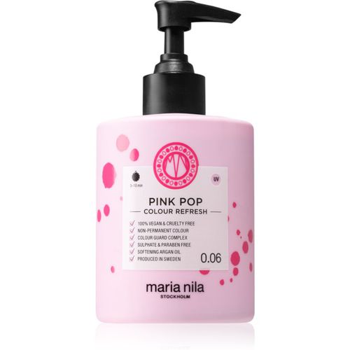 Colour Refresh Pink Pop Sanfte nährende Maske ohne permanente Farbpigmente hält 4 bis 10 Haarwäschen im Haar 0.06 300 ml - Maria Nila - Modalova