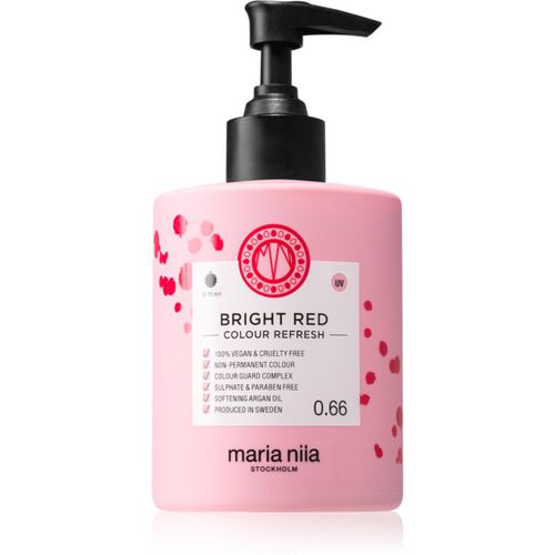 Colour Refresh Bright Red Sanfte nährende Maske ohne permanente Farbpigmente hält 4 bis 10 Haarwäschen im Haar 0.66 300 ml - Maria Nila - Modalova