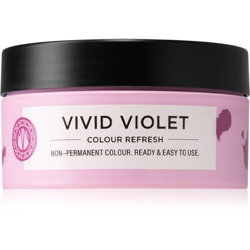 Colour Refresh Vivid Violet Sanfte nährende Maske ohne permanente Farbpigmente hält 4 bis 10 Haarwäschen im Haar 0.22 100 ml - Maria Nila - Modalova