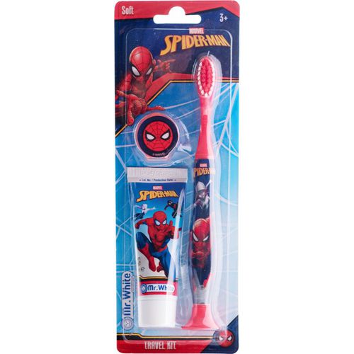 Spiderman Travel Kit Set per la cura dentale per bambini - Marvel - Modalova