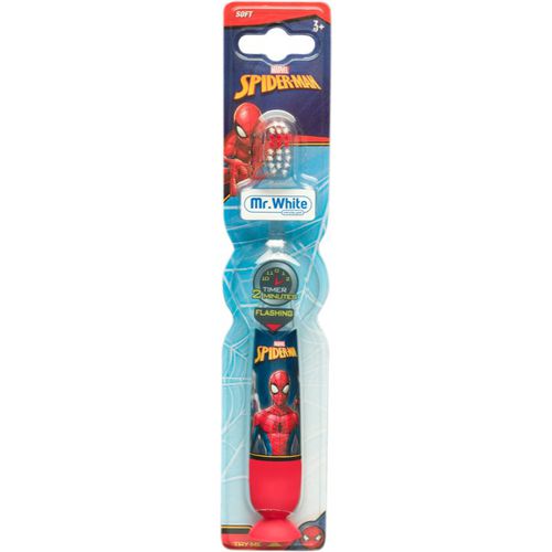 Spiderman Flashing Toothbrush cepillo de dientes suave para niños 3+ 1 ud - Marvel - Modalova