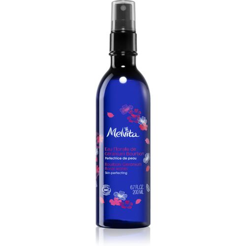 Organic Floral Water Bourbon Geranium beruhigendes Gesichtswasser für zarte Haut 200 ml - Melvita - Modalova