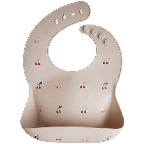 Silicone Baby Bib babero Cherries 1 ud - Mushie - Modalova