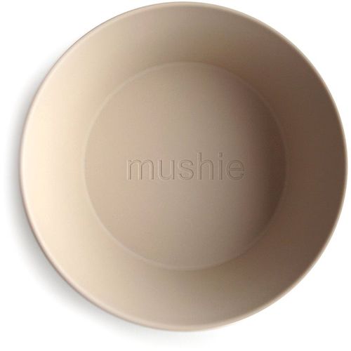 Round Dinnerware Bowl Schüssel Vanilla 2 St - Mushie - Modalova