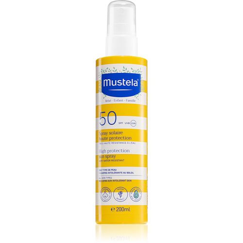 Family High Protection Sun Spray latte abbronzante protettivo in spray SPF 50+ 200 ml - Mustela - Modalova