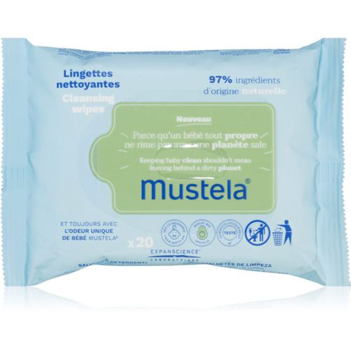 Bébé Cleansing Wipes salviette detergenti umidificate per bambini 20 pz - Mustela - Modalova