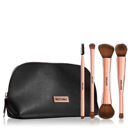 Luxe Collection Double sided brush set with cosmetic bag conjunto de pinceles con neceser - Notino - Modalova