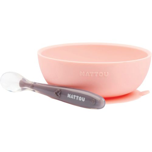 Tableware Set of 2 Pieces Geschirrset für Kinder Pink 2 St - NATTOU - Modalova