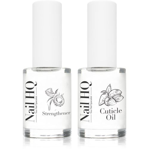 Strengthener & Cuticle Oil Duo set (per unghie e cuticole) - Nail HQ - Modalova