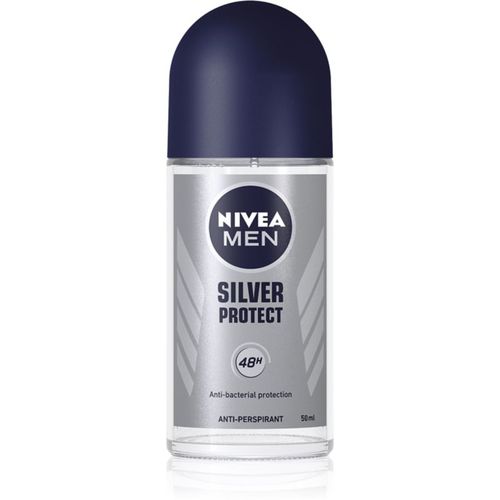 Men Silver Protect antitranspirante con bola para hombre 50 ml - Nivea - Modalova