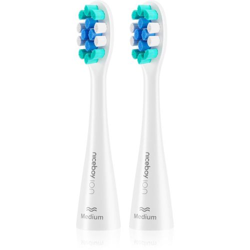 ION Medium recambio para cepillo de dientes White 2 ud - Niceboy - Modalova