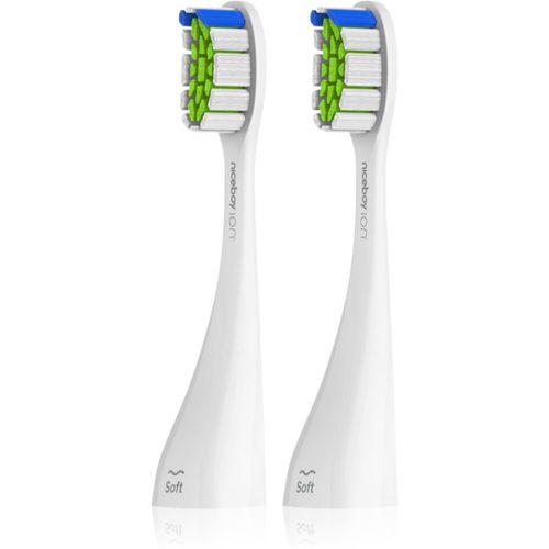 ION Sonic PRO UV toothbrush cabezal de recambio suave White 2 ud - Niceboy - Modalova