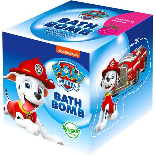 Paw Patrol Bath Bomb bomba da bagno per bambini Raspberry - Marshall 165 g - Nickelodeon - Modalova