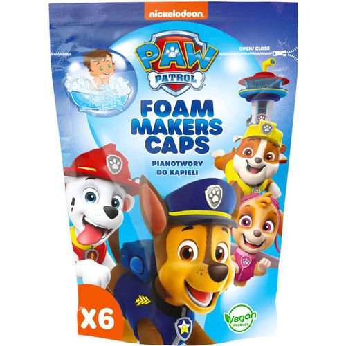 Paw Patrol Foam Makers Caps bagnoschiuma per bambini 6x16 g - Nickelodeon - Modalova