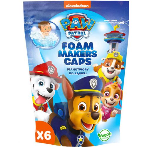 Paw Patrol Foam Makers Caps espuma de baño para niños 6x16 g - Nickelodeon - Modalova