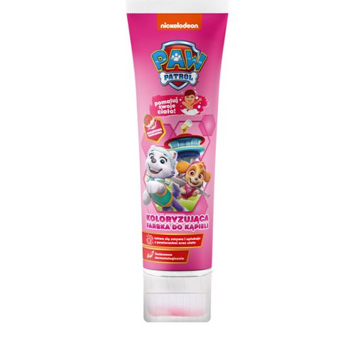 Paw Patrol Coloring Bath Paint bagnoschiuma per bambini Pink Strawberry 150 ml - Nickelodeon - Modalova