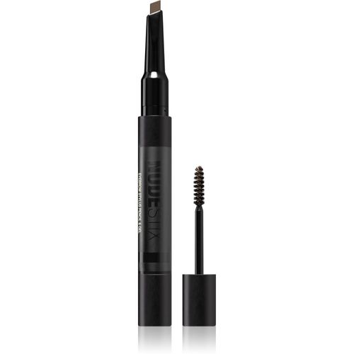 Stylus lápiz y gel para cejas tono Brown - Nudestix - Modalova