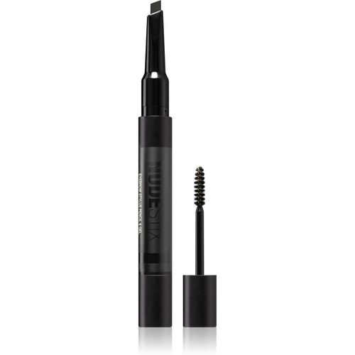 Stylus lápiz y gel para cejas tono Brown/Black - Nudestix - Modalova