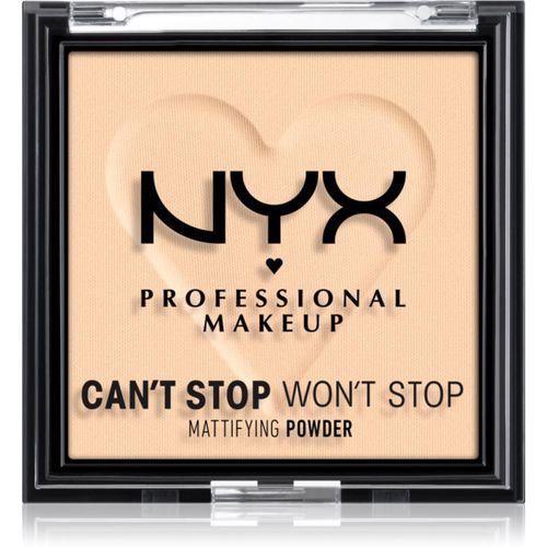 Can't Stop Won't Stop Mattifying Powder polvos matificantes tono 02 Light 6 g - NYX Professional Makeup - Modalova