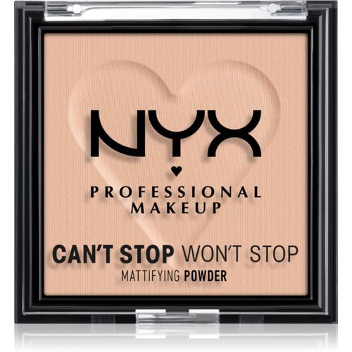 Can't Stop Won't Stop Mattifying Powder polvos matificantes tono 04 Meduim 6 g - NYX Professional Makeup - Modalova