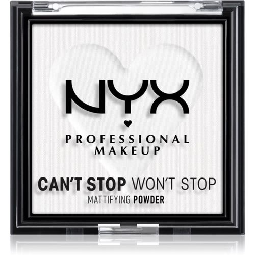 Can't Stop Won't Stop Mattifying Powder cipria opacizzante colore 11 Bright Translucent 6 g - NYX Professional Makeup - Modalova