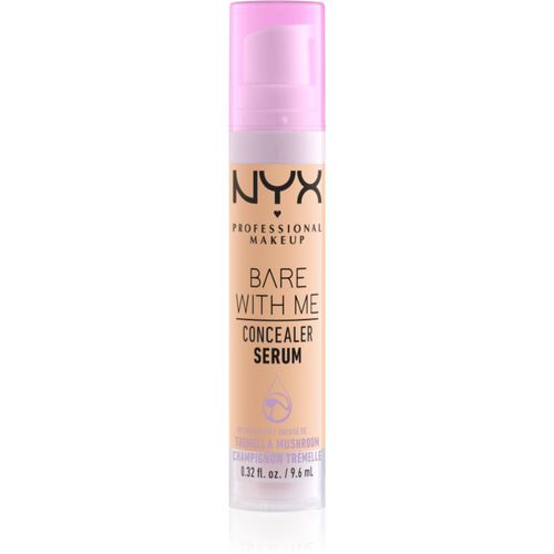 Bare With Me Concealer Serum corrector hidratante 2 en 1 tono 04 Beige 9,6 ml - NYX Professional Makeup - Modalova