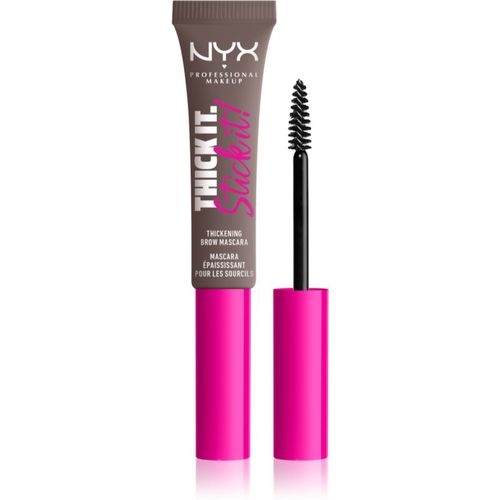 Thick it Stick It Brow Mascara máscara de pestañas especial para cejas tono 05 Ash Brown 7 ml - NYX Professional Makeup - Modalova