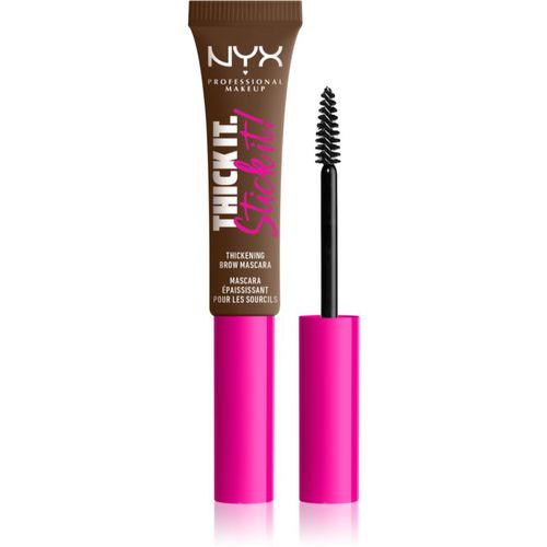 Thick it Stick It Brow Mascara máscara de pestañas especial para cejas tono 06 Brunette 7 ml - NYX Professional Makeup - Modalova