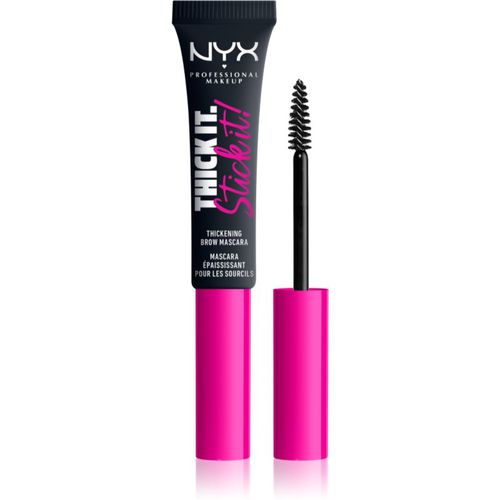 Thick it Stick It Brow Mascara máscara de pestañas especial para cejas tono 08 - Black 7 ml - NYX Professional Makeup - Modalova