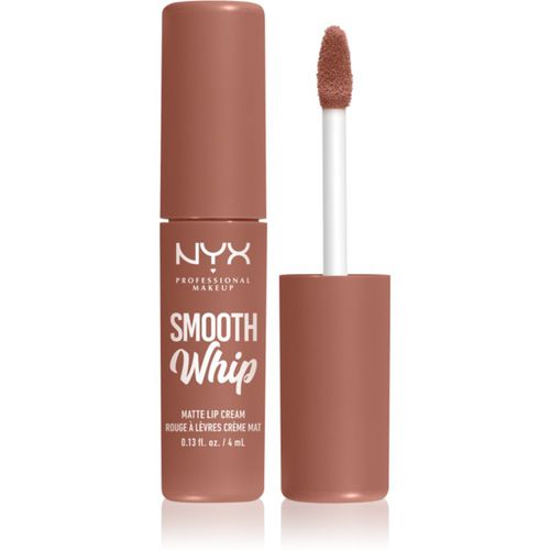 Smooth Whip Matte Lip Cream barra de labios con textura de terciopelo con efecto alisante tono 01 Pancake Stacks 4 ml - NYX Professional Makeup - Modalova