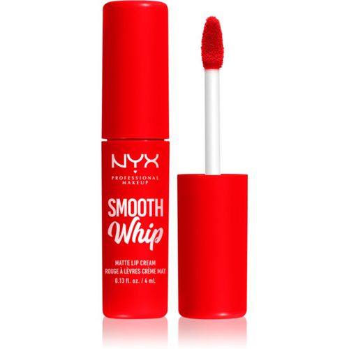 Smooth Whip Matte Lip Cream rossetto effetto velluto effetto lisciante colore 12 Icing On Top 4 ml - NYX Professional Makeup - Modalova