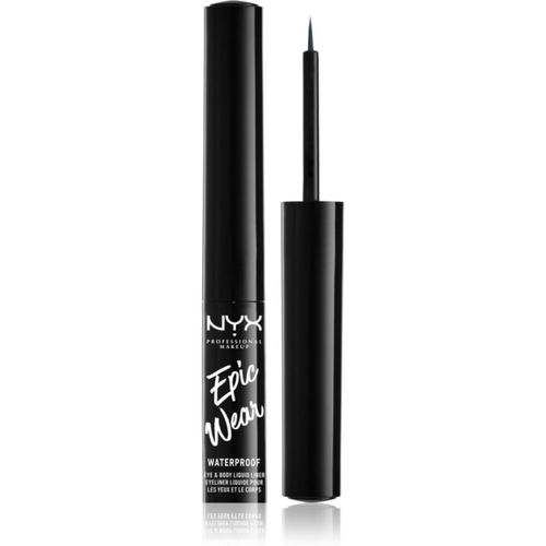 Epic Wear Liquid Liner delineador de ojos líquido con acabado mate tono 03 Stone Fox 3.5 ml - NYX Professional Makeup - Modalova