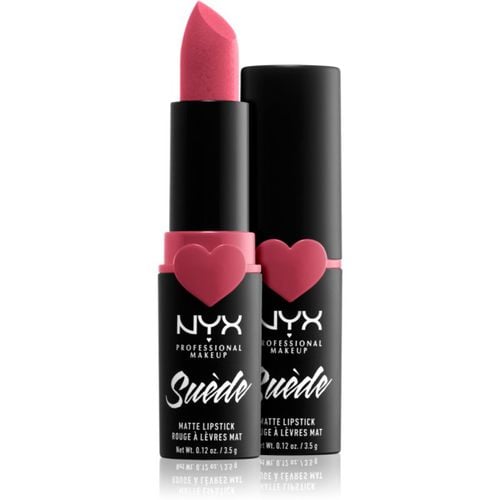 Suede Matte Lipstick barra de labios matificante tono 27 Cannes 3.5 g - NYX Professional Makeup - Modalova