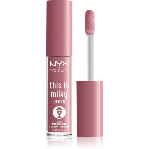 This is Milky Gloss Milkshakes brillo de labios hidratante con fragancia tono 11 Ube Milkshake 4 ml - NYX Professional Makeup - Modalova