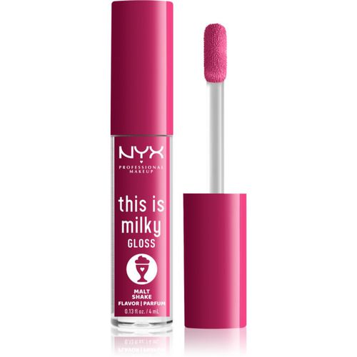 This is Milky Gloss Milkshakes brillo de labios hidratante con fragancia tono 12 Malt Shake 4 ml - NYX Professional Makeup - Modalova