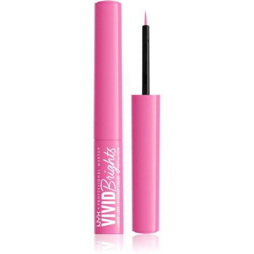 Vivid Brights Flüssige Eyeliner Farbton 08 Don't Pink Twice 2 ml - NYX Professional Makeup - Modalova