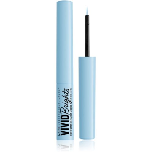 Vivid Brights delineador líquido tono 06 Blue Thang 2 ml - NYX Professional Makeup - Modalova