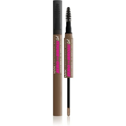 Zero To Brow Gel gel per le sopracciglia con applicatore colore 02 Ash Blonde 2 ml - NYX Professional Makeup - Modalova