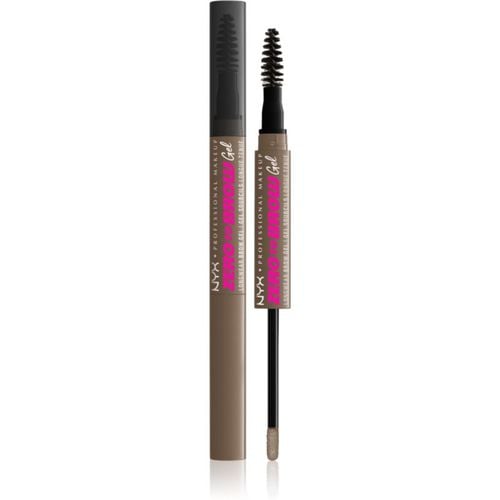 Zero To Brow Gel Augenbrauen-Gel mit einem Applikator Farbton 05 Ash Brown 2 ml - NYX Professional Makeup - Modalova