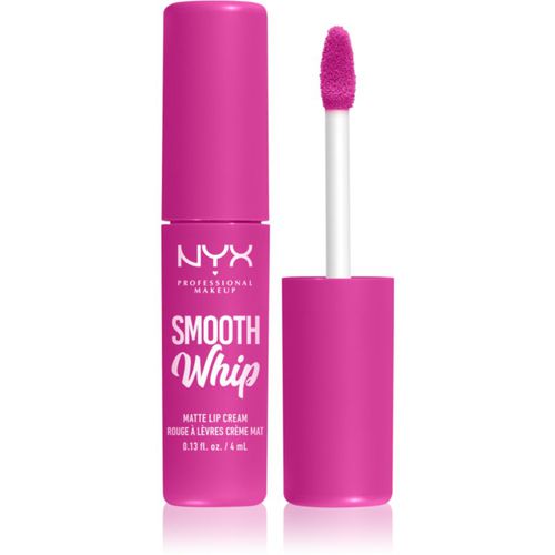 Smooth Whip Matte Lip Cream seidiger Lippenstift mit glättender Wirkung Farbton 20 Pom Pom 4 ml - NYX Professional Makeup - Modalova
