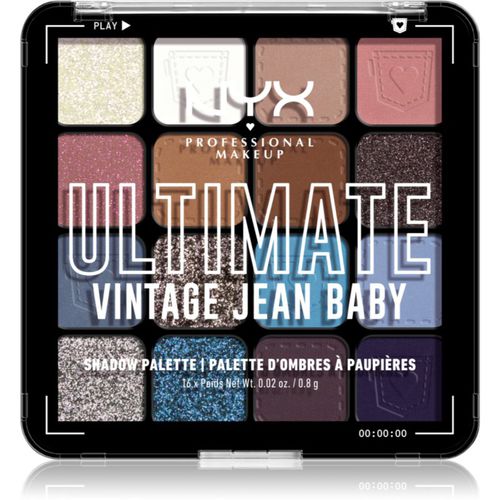 Ultimate Shadow Palette Lidschatten Farbton Vintage Jean Baby 16 St - NYX Professional Makeup - Modalova