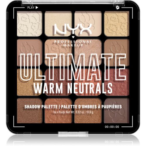 Ultimate Shadow Palette sombra de ojos tono Warm Neutrals 16x0,8 g - NYX Professional Makeup - Modalova