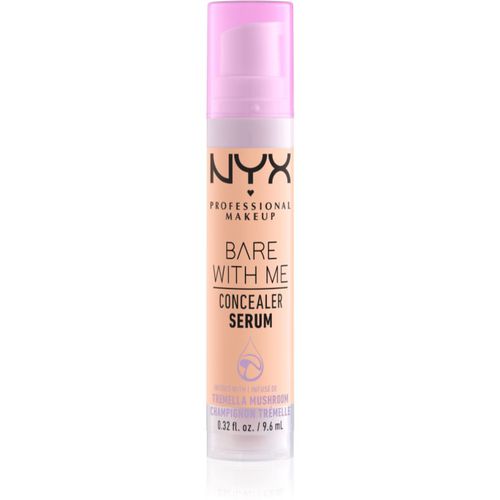 Bare With Me Concealer Serum corrector hidratante 2 en 1 tono 2.5 Medium Vanilla 9,6 ml - NYX Professional Makeup - Modalova