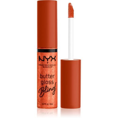 Butter Gloss Bling brillo de labios brillante tono 06 Shimmer Down 8 ml - NYX Professional Makeup - Modalova