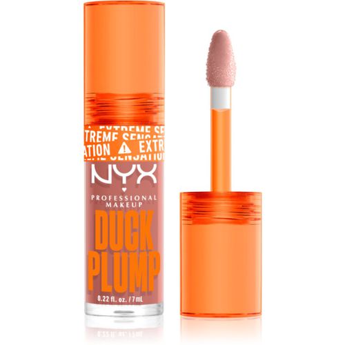 Duck Plump brillo de labios con efecto voluminizador tono 02 Banging Bare 7 ml - NYX Professional Makeup - Modalova