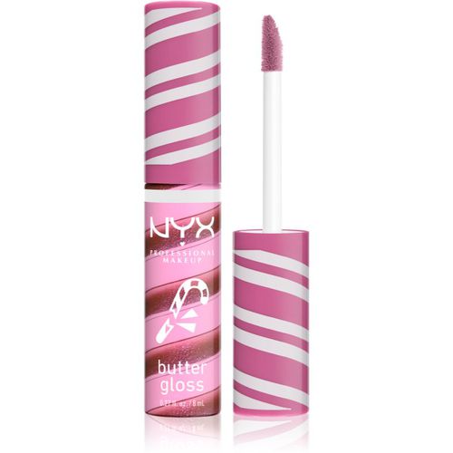 Holiday Butter Gloss brillo de labios tono 01 Peppermint Swirl 8 ml - NYX Professional Makeup - Modalova