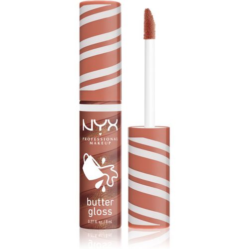 Holiday Butter Gloss brillo de labios tono 02 Hot Cocoa Swirl 8 ml - NYX Professional Makeup - Modalova