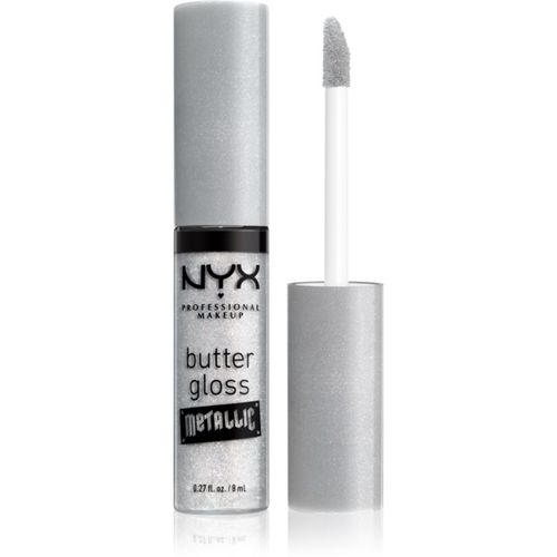 Butter Gloss Metallic Brillo de labios con efecto metálico tono 10 Ice 8 ml - NYX Professional Makeup - Modalova