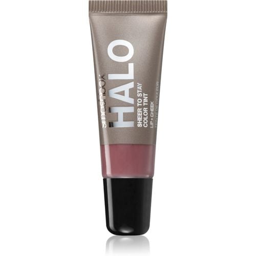 Halo Sheer To Stay Color Tints colorete líquido y brillo labial tono Wisteria 10 ml - Smashbox - Modalova