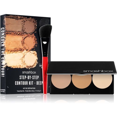 Step By Step Contour Kit paleta para contorno de rostro con pincel tono Light/Medium 11.47 g - Smashbox - Modalova